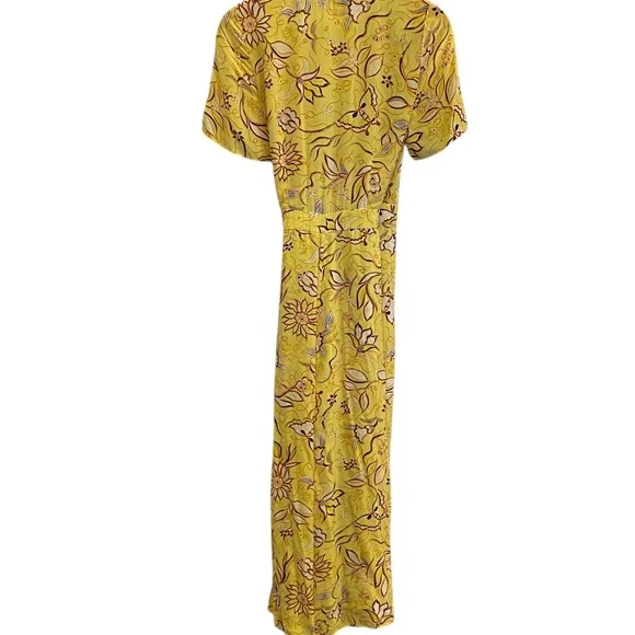 The Kooples Women’s Floral Wrap Maxi Dress Sz 4 - Picture 2 of 12